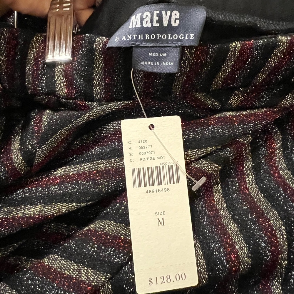 NWT Maeve by Anthropologie size Medium Sparkle skirt - Picture 9 of 11
